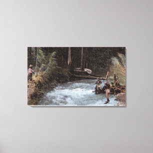 Toile Pêcheurs pêchant à la crique de Commonwealth