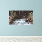 Toile Pêcheurs Pêche à Commonwealth Creek (Insitu (Plancher de Bois))