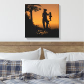 Toile Pêcheuse au Crépuscule  (Insitu(Chambre))