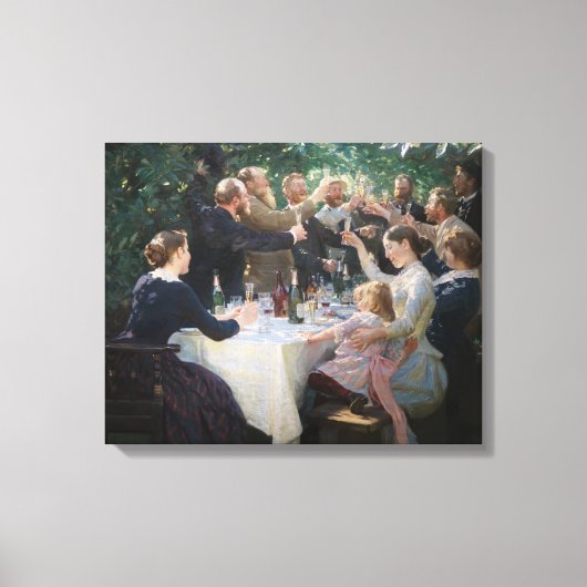 Toile Peder Severin Kroyer - Hip, Hip, Hourra ! (Recto)