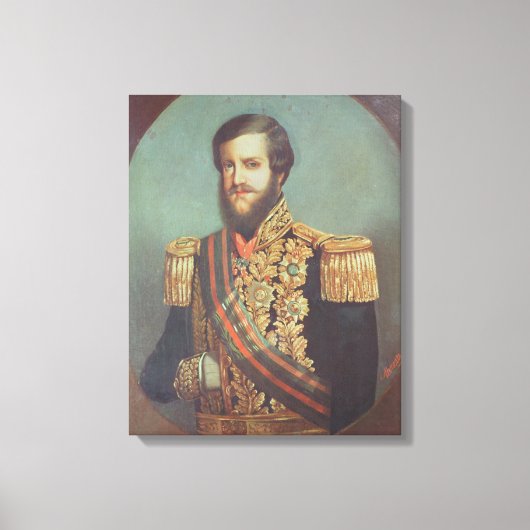 Toile Pedro II empereur du Brésil (Recto)