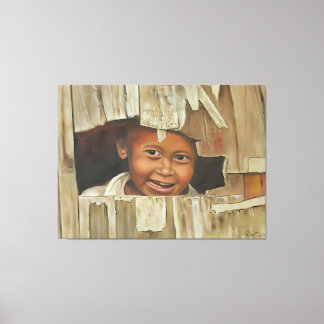 Toile Peek-A-Boo Boy Canvas Imprimer