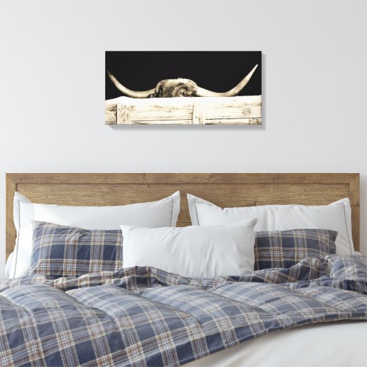 Toile Peeking longhorn (Insitu(Chambre))