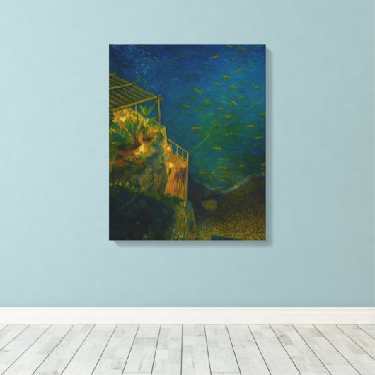 Toile pees canvas afdruk (Insitu (Houten vloer))