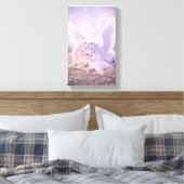 Toile Pegasus Family – Soft Pastel Fantasy Canvas Art (Insitu(Chambre))