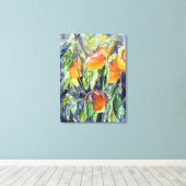 Toile peigne de fruits mortes peinture d'aquarelle (Insitu (Plancher de Bois))