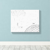 Toile Peindre le nuage du garçon regarder dans le parc D (Insitu (Plancher de Bois))