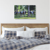 Toile Peindre les chevaux dans les arbres (Insitu(Chambre))