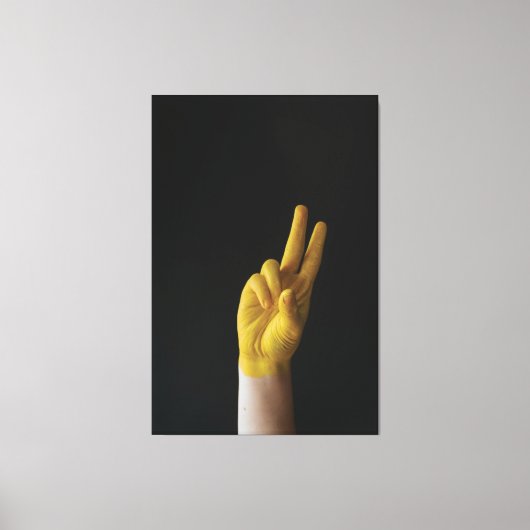 Toile peindre les doigts Canvas à enveloppement Premium (Recto)