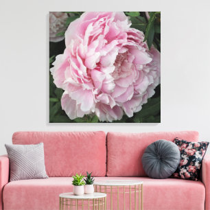 Toile Peine rose de 24 po x 24 po
