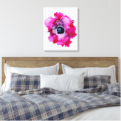 Toile Peine rose originale—personnalisable=== (Insitu(Chambre))