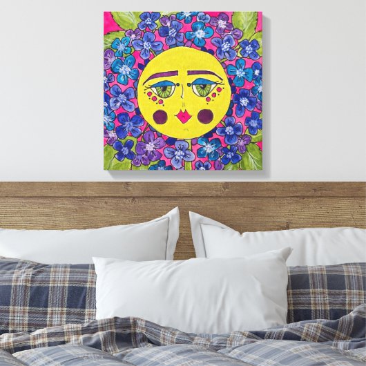 Toile Peint Hydrangea Flower Canvas (Insitu(Chambre))