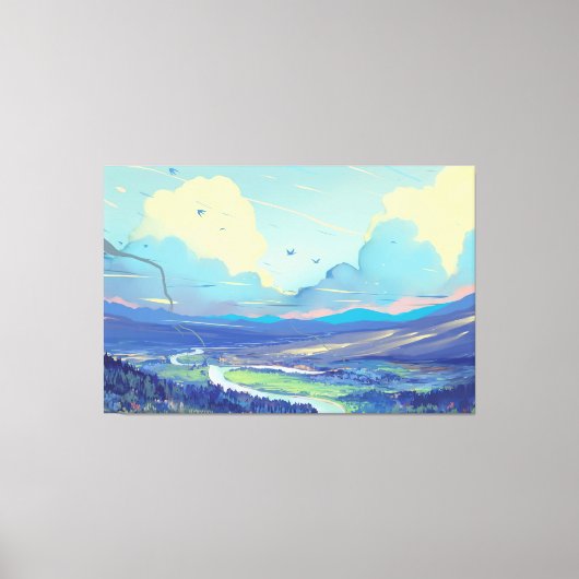 Toile peinte numérique de qualité supérieure enrob (Recto)