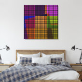 Toile peinte Pois couleur rétro (Insitu(Chambre))