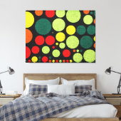Toile Peinte Polka Retro (Insitu(Chambre))