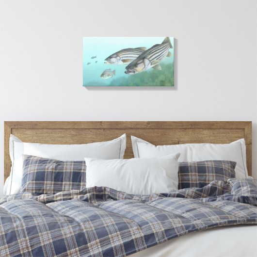 Toile Peinture à basse rayée (Insitu(Chambre))