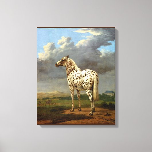 Toile peinture à cheval 9 (Recto)