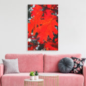 Toile Peinture à la feuille d'érable rouge (Insitu(Salon))