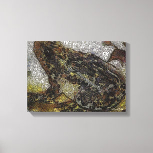 Toile Peinture à la grenouille de style FK Frida Kahlo