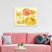 Toile Peinture à l'aquarelle des champignons papillons (Insitu(Salon))