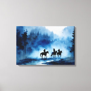 Toile peinture à l'aquarelle Extraordinaire de native Am