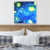 Toile Peinture à l'encre d'alcool Starry Sky (Insitu(Chambre))