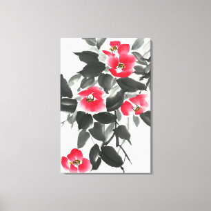 Toile Peinture à l'encre sucrée et à l'aquarelle de l