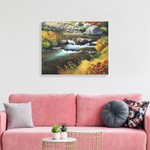Toile Peinture à l'huile d'automne