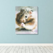 Toile Peinture à l'huile de hamster (Insitu (Plancher de Bois))