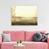 Toile Peinture à l'huile de paysage moderne Sunset (Insitu(Salon))