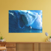 Toile Peinture à l'huile de visage de requin Imprimer (Insitu(Salon))