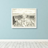 Toile Peinture à l'huile des Fontaines du Jardin de Vers (Insitu (Plancher de Bois))