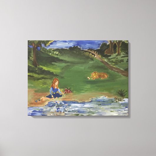 Toile Peinture à l'huile Original en version imprimée Jo (Recto)