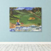 Toile Peinture à l'huile Original en version imprimée Jo (Insitu (Plancher de Bois))