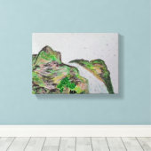 Toile Peinture à l'huile Pastel en Canvass (Insitu (Plancher de Bois))