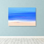 Toile Peinture à l'huile sur la plage et l'océan (Insitu (Plancher de Bois))