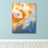 Toile Peinture à peeling et Abstrait rouillé (Insitu (Plancher de Bois))