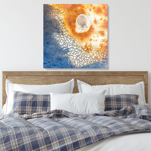 Toile Peinture à peeling et Abstrait rouillé (Insitu(Chambre))