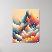 Toile Peinture à pulvérisation Abstraite (Recto)