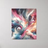 Toile Peinture à pulvérisation Abstraite (Recto)