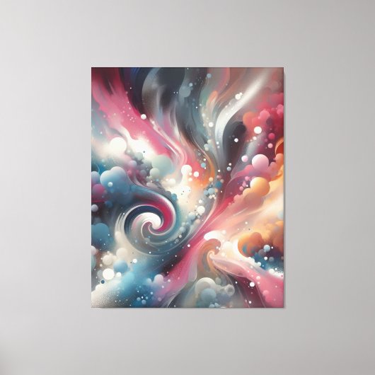 Toile Peinture à pulvérisation Abstraite (Recto)