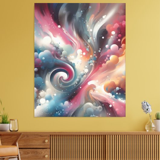 Toile Peinture à pulvérisation Abstraite (Insitu(Salon))