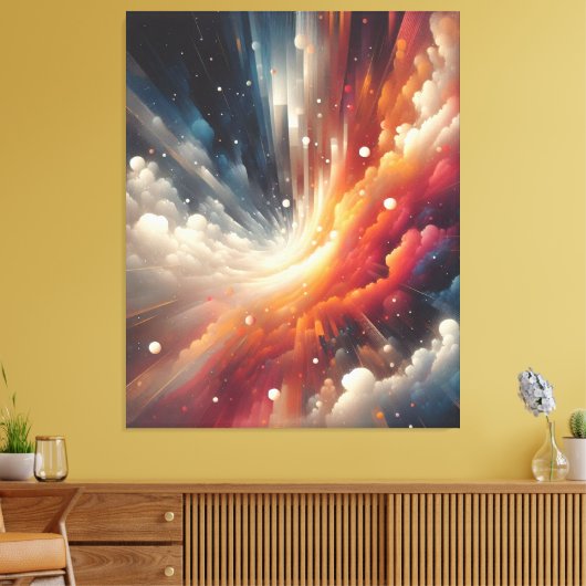 Toile Peinture à pulvérisation Abstraite (Insitu(Salon))