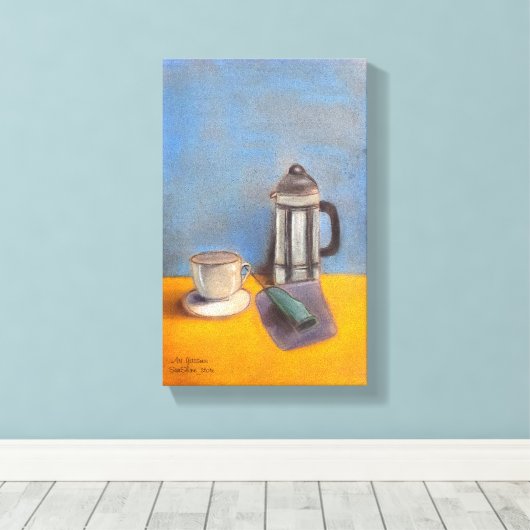 Toile peinture à vie fixe (Insitu (Plancher de Bois))