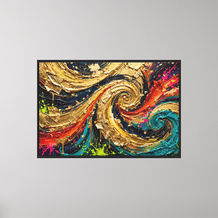 Toile peinture abstraite