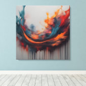 Toile peinture Abstraite (Insitu (Plancher de Bois))