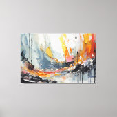Toile Peinture abstraite (Recto)
