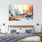 Toile Peinture abstraite (Insitu(Chambre))