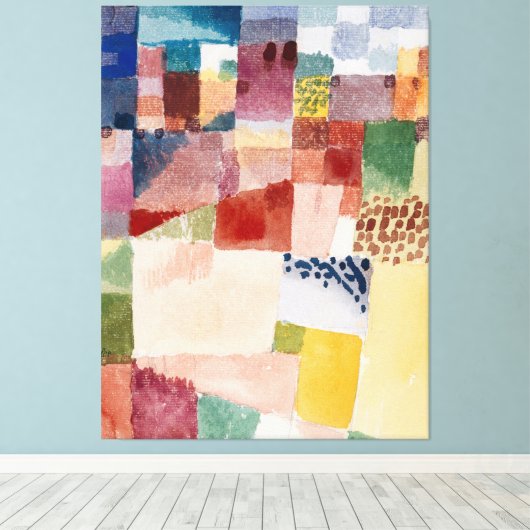 Toile Peinture Abstraite (Insitu (Plancher de Bois))