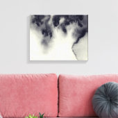 Toile peinture Abstraite à l'encre sur la texture du pap (Insitu(Salon))